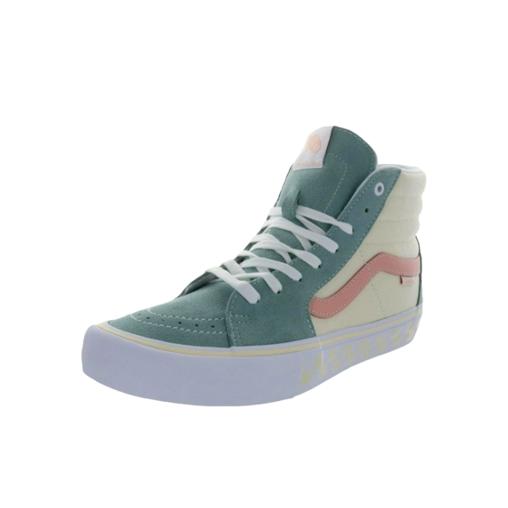 Vans Sk8-Hi Pro High Top Casual and Fashion Sneakers Ivory 11 - Picture 2 of 5